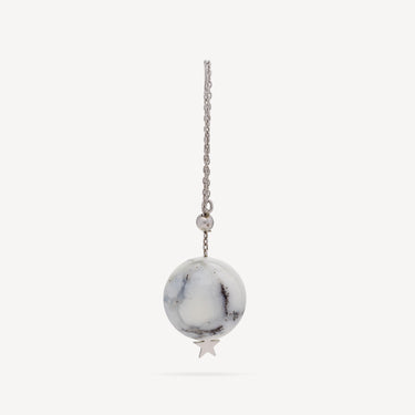 Grey Agathe Dream Stone Pendant