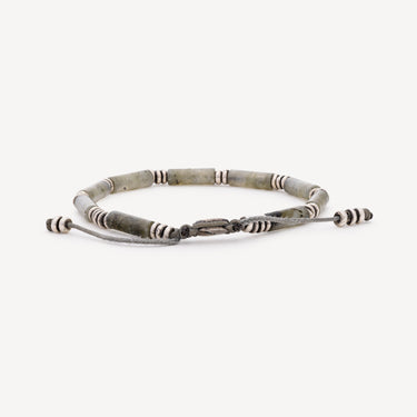 Tube Bead Labradorite Bracelet
