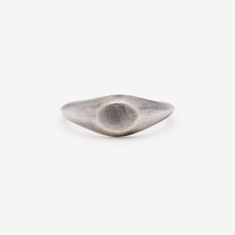 Oval Silver Ring
