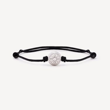 10mm White Gold Orb Bracelet