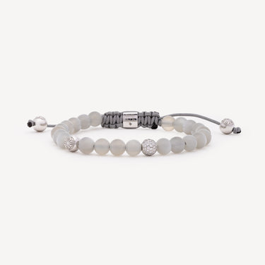 6mm Non Braided Moonstone Gold Bracelet