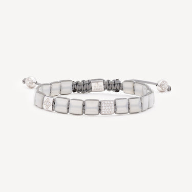 Lock 6mm Moonstone Bracelet