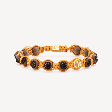 Beaded 6mm Ebene Bracelet