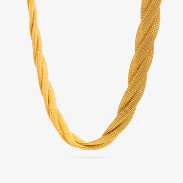 Braided Gold Necklace