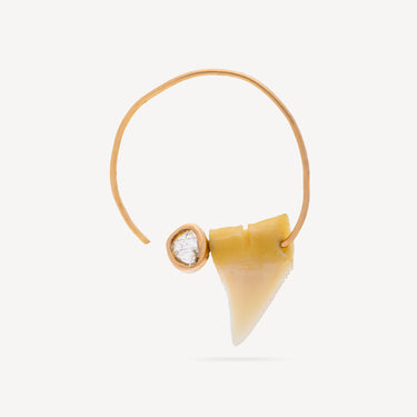 Shark Tooth Polki Creoles