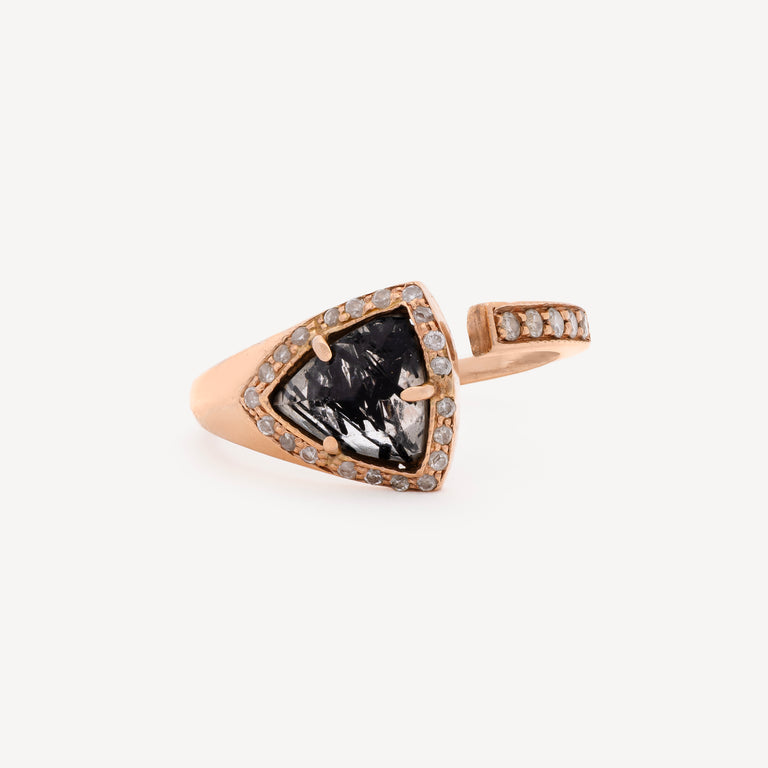 Tourmaline Quartz Ring