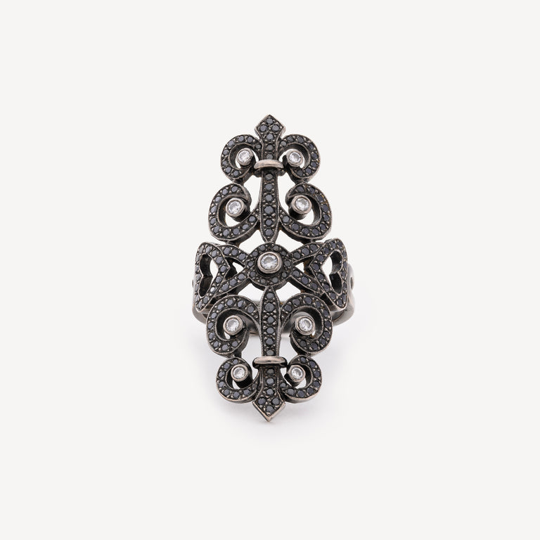 Ring Sissi Black Diamonds