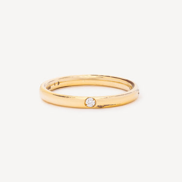 Lucciole Yellow Gold Diamond Ring