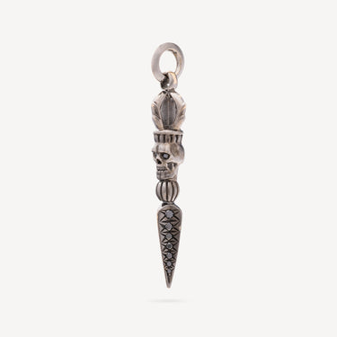 Pendentif Skull Or Noir Pavé
