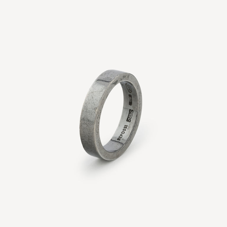 Berber Black Silver Ring