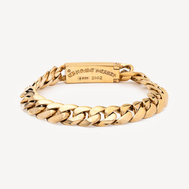 Gold Cross Clasp Chain Bracelet