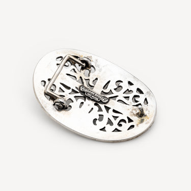 Silver Cross Belt Buckle