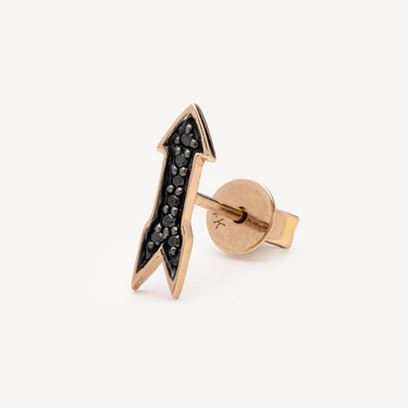 Stud d'Oreille Arrow Black Diamonds