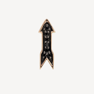 Stud d'Oreille Arrow Black Diamonds