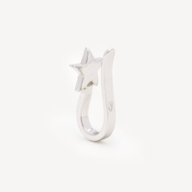 Ear Cuff Etoile Or Blanc