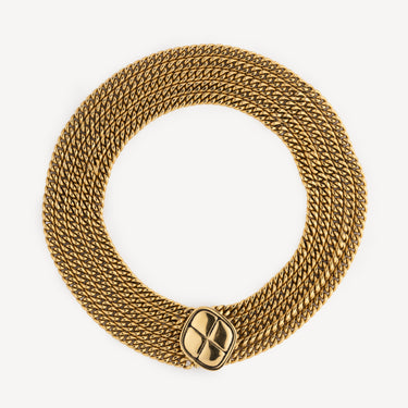 5-Row Medallion Necklace