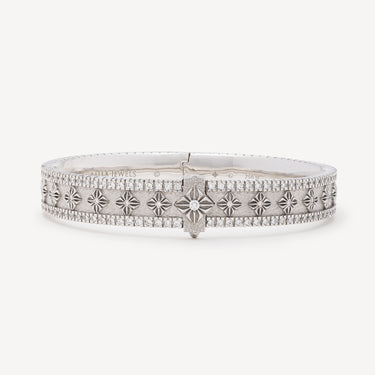 Bracelet SOS Alliance Bangle White Gold Diamiants