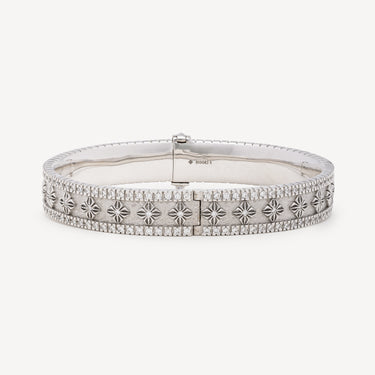 Bracelet SOS Alliance Bangle White Gold Diamiants