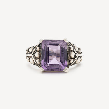 Silver Amethyst Ring