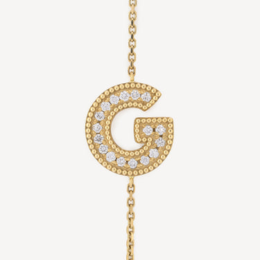 Letter G Diamonds bracelet