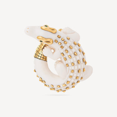 Boucle d'Oreille Alligator Twist Mammoth