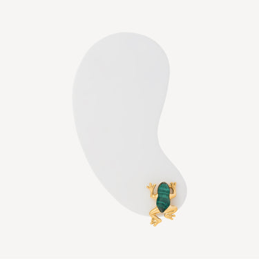 Stud Mini Frog Malachite