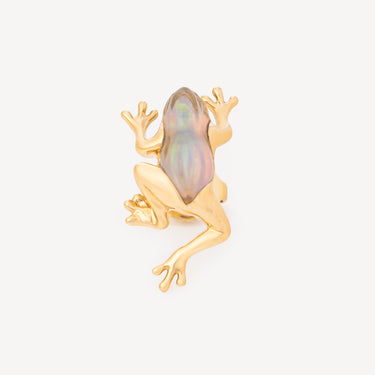 Stud Mini Frog Opal