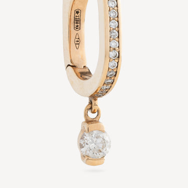 Round Pave Earrings