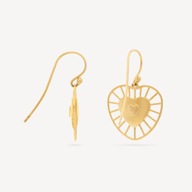 Earrings Small Radial Heart