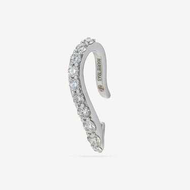 Ear Cuff Aura Or Blanc