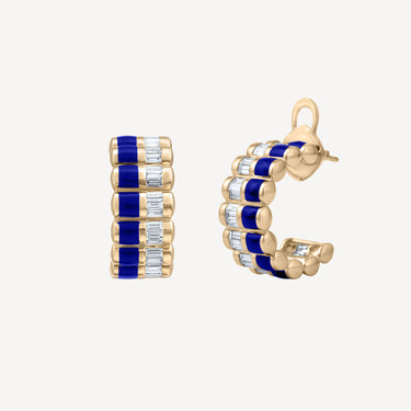 Boucles d'Oreilles Soaring Heights Hoops Blue