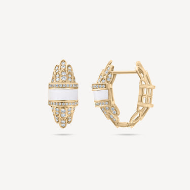 Boucles d'Oreilles Soaring Heights Hoop White