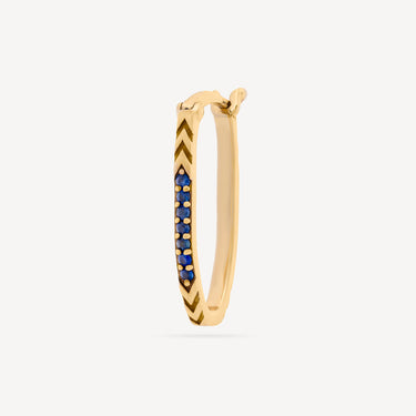 Hoop Small Mahuka Sapphire