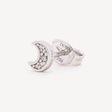 Moon Diamond Earring