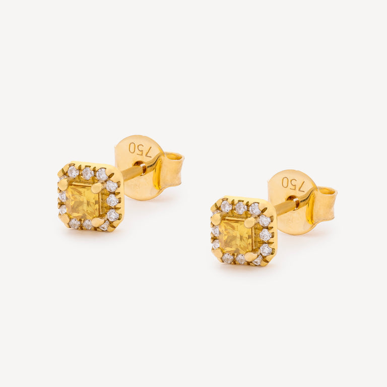 Fortuna Yellow Sapphires Earrings