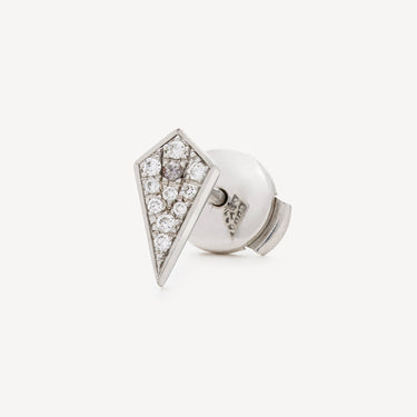 Boucle d'oreille Stud Stairway Diamants Argent