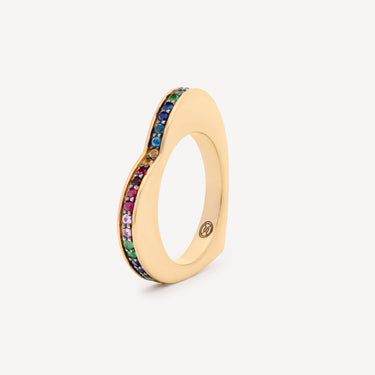Heart Rainbow ring