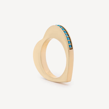Heart Turquoise Ring