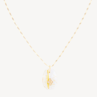 Necklace Gaïa n°1 Quartz Rutile