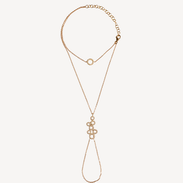 Angelina Diamonds Hand Bracelet
