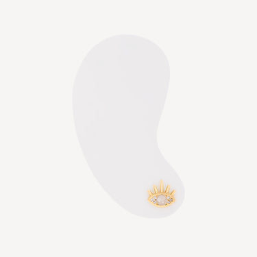 Boucle d'Oreille White Eyelet Diamants