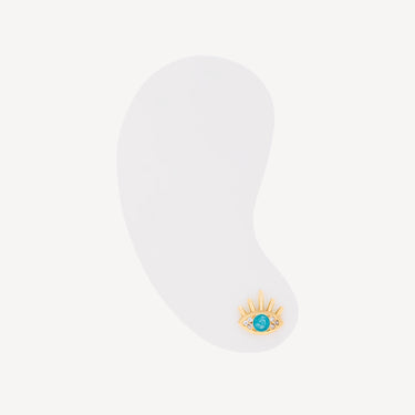 Boucle d'Oreille Blue Eyelet Diamants