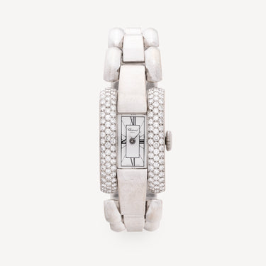 Montre La Strada Chopard Or blanc et Diamant