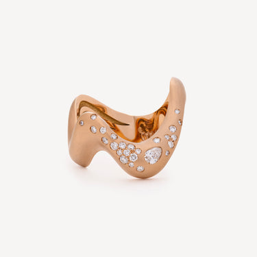 Bague Swoon II Or Rose Diamants