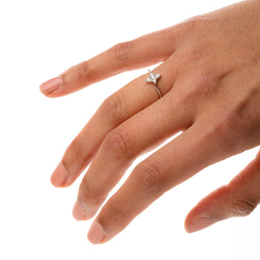 The Minor Star Crossed White Gold Ring
