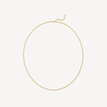 18K Extra Small Oval Chain Size M