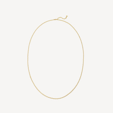 18K Extra Small Oval Chain Size L