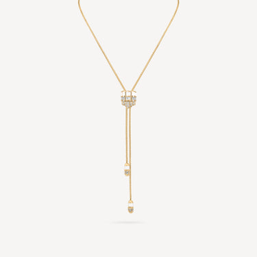 Collier Empire Rondelle White