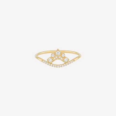 Nude Yellow Gold Diamond Ring