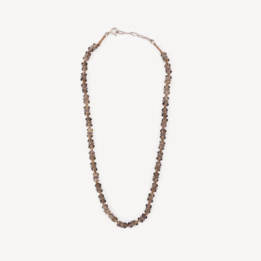 Draper Silver Smoky Quartz Necklace
